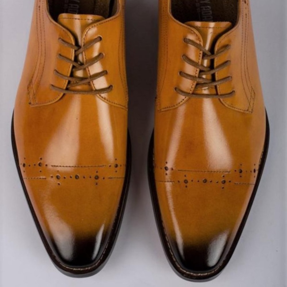 🚫SOLD🚫Like New!Stacy Adams Shallon Tan Dress Shoe Size 8 - Picture 3 of 10